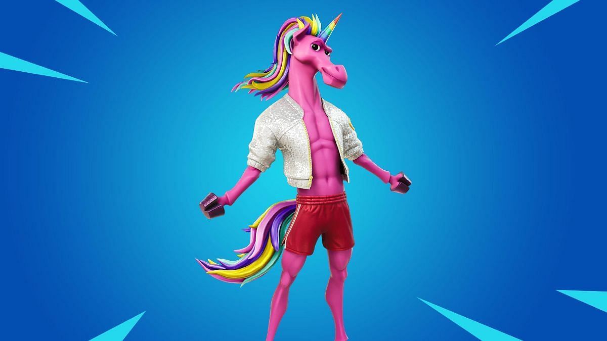 Fabio Sparklemane is one of the weirdest looking Fortnite skins (Image via Epic Games)