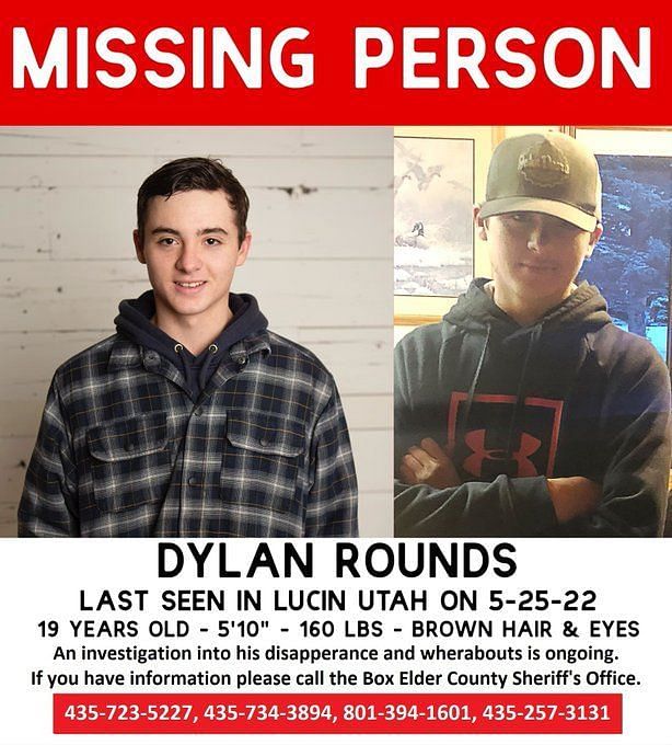 Dylan Rounds update Search for missing Utah teen continues as police