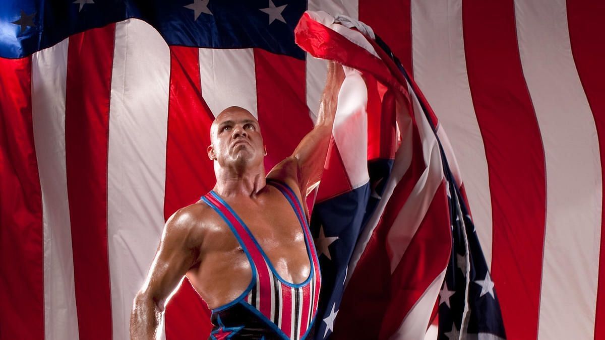 WWE Hall of Famer Kurt Angle is one of Brock Lesnar&#039;s greatest rivals.