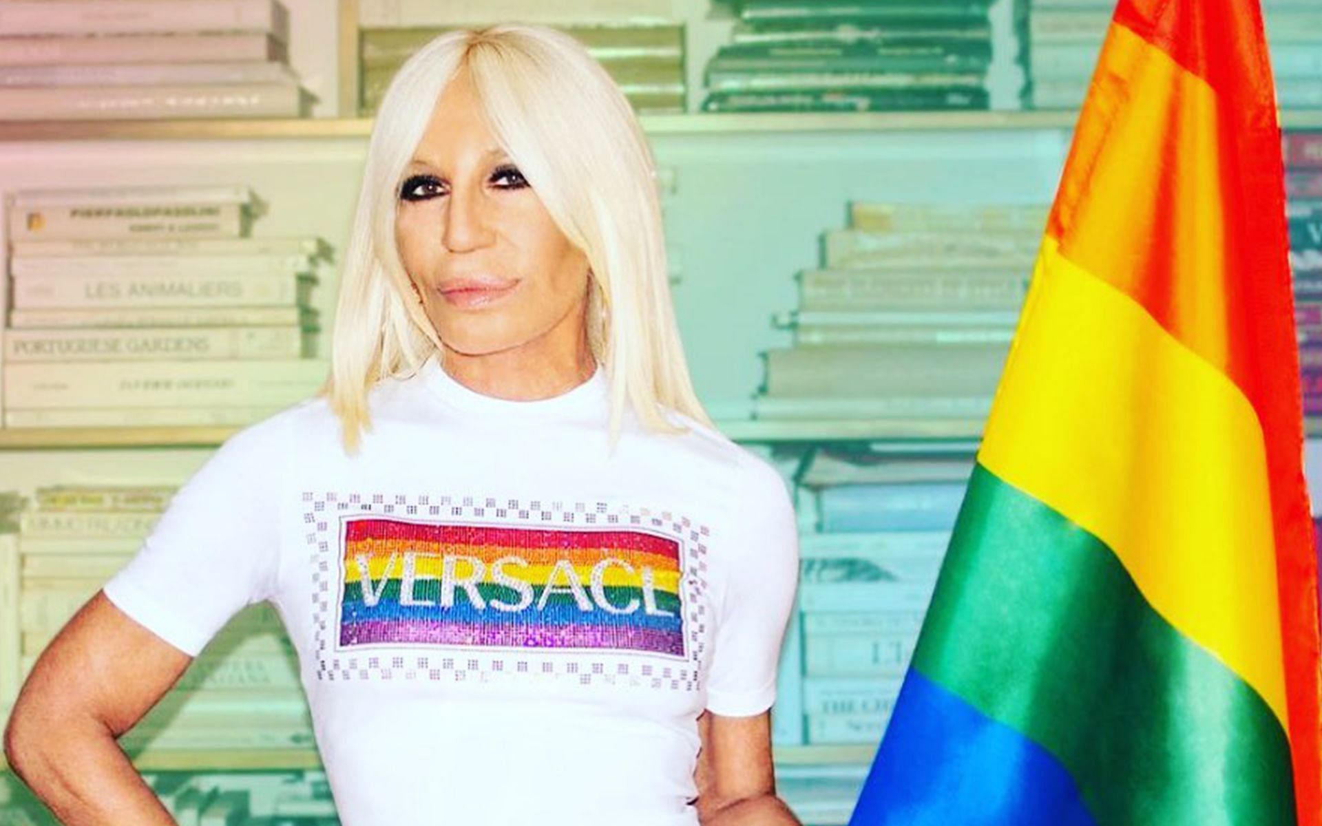 Versace celebrating Pride Month 2022 (Image via @edenjose/ Instagram)