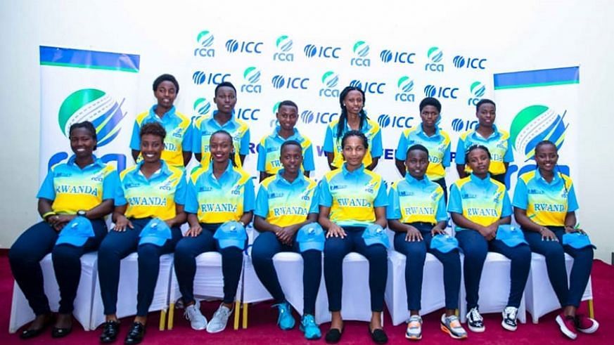 Rwanda Women&#039;s Cricket Team pose for a photo (Image Courtesy: The Indian Wire)