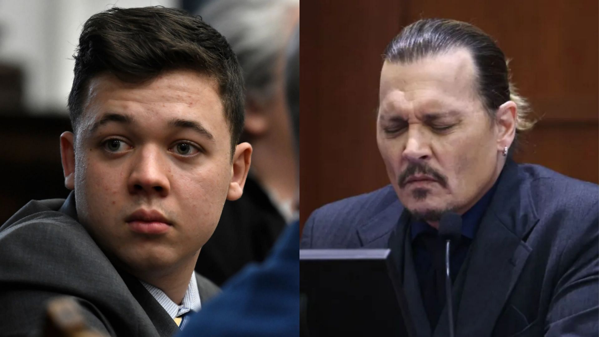 Kyle Rittenhouse said that Johnny Depp&#039;s trial verdict was &quot;fueling&quot; him to file his own defamation case (Image via Getty Images/Pool/Jim Lo Scalzo)