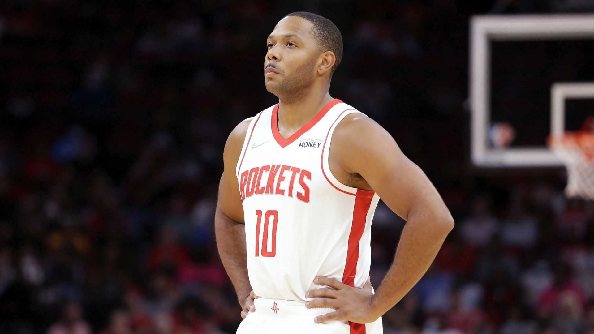 The Houston Rockets will only enage in trade talks involving Eric Gordon if a future first-round pick is in the mix. [Photo: Chron]