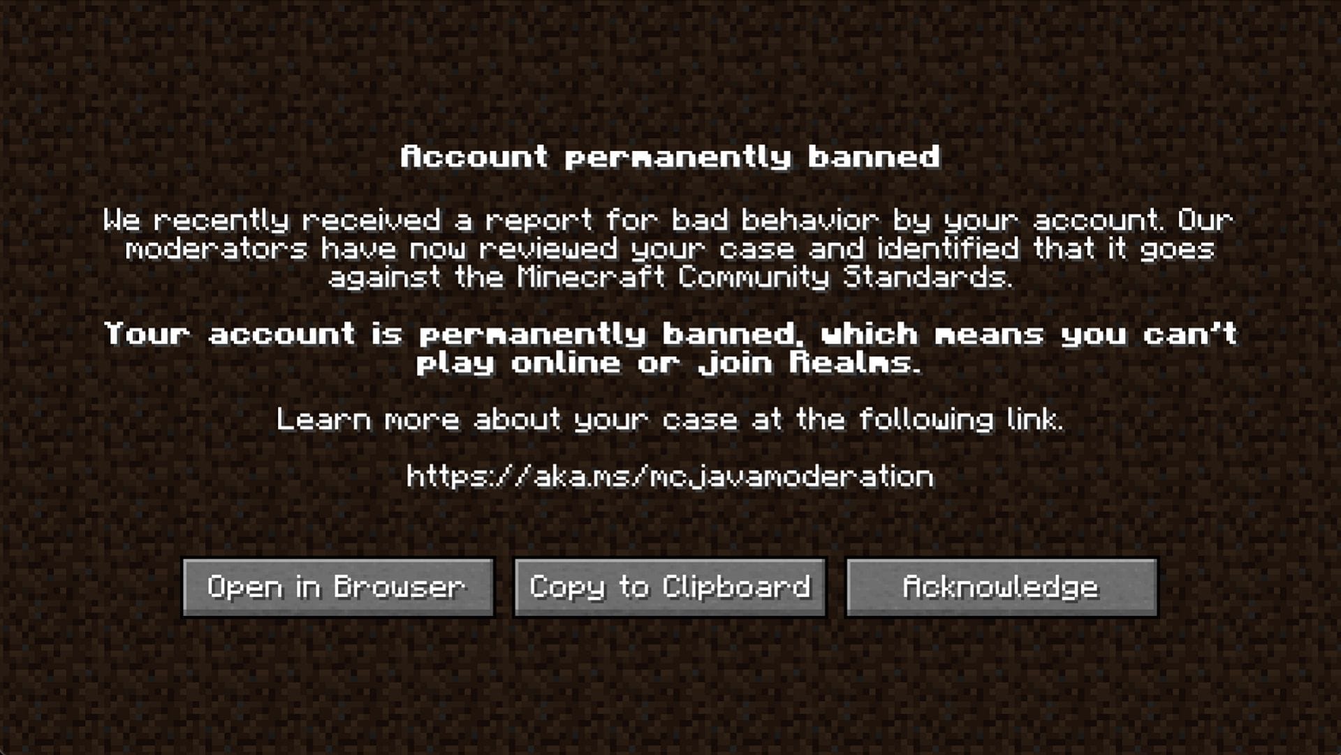 New Rules For Account Banning In Minecraft 1 19 1 Update All You Need To Know