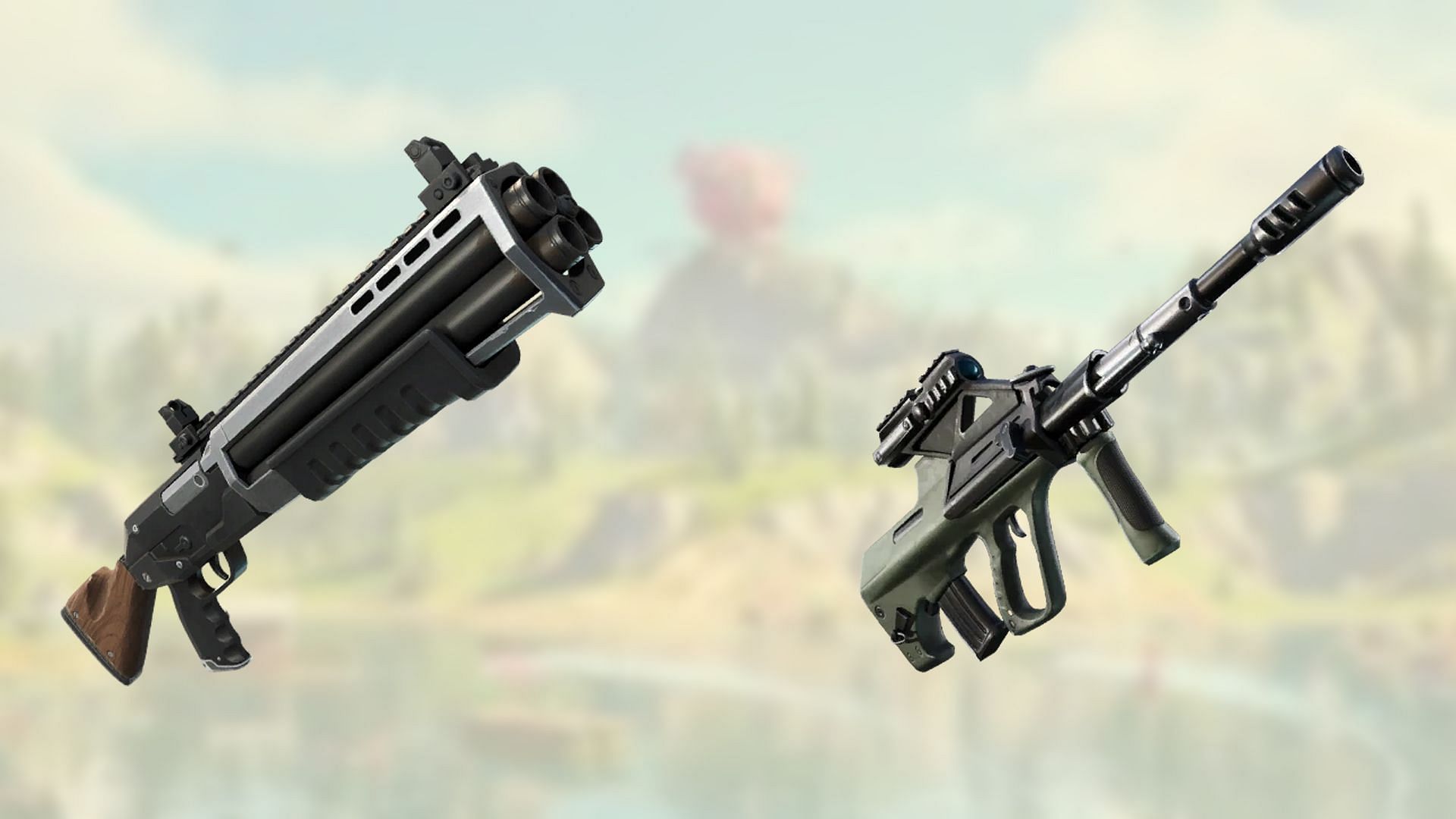 The new Fortnite update has brought massive weapon balance changes (Image via Sportskeeda)