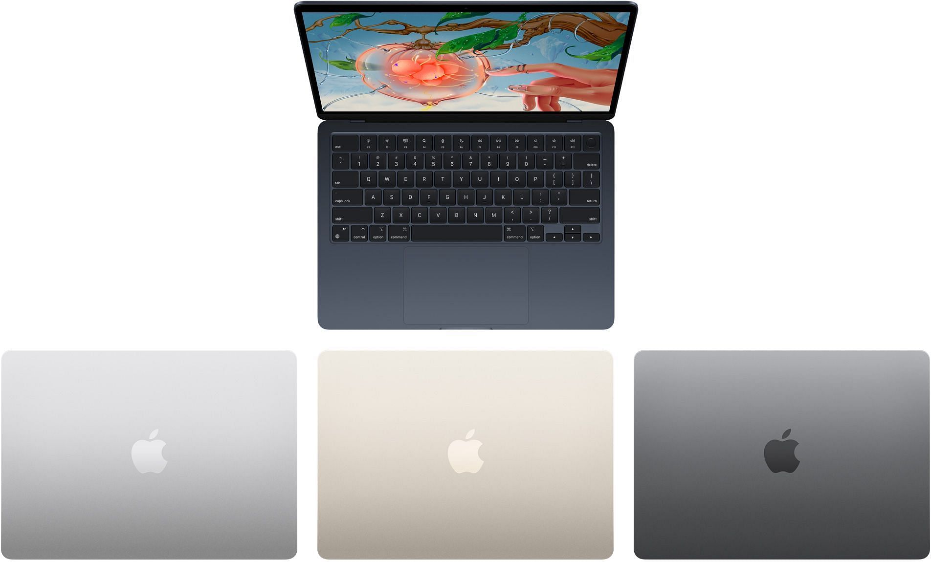 The new MacBook Air will be available next month (Image via Apple)
