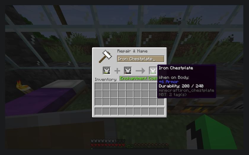 How to repair armor in Minecraft 1.19 update