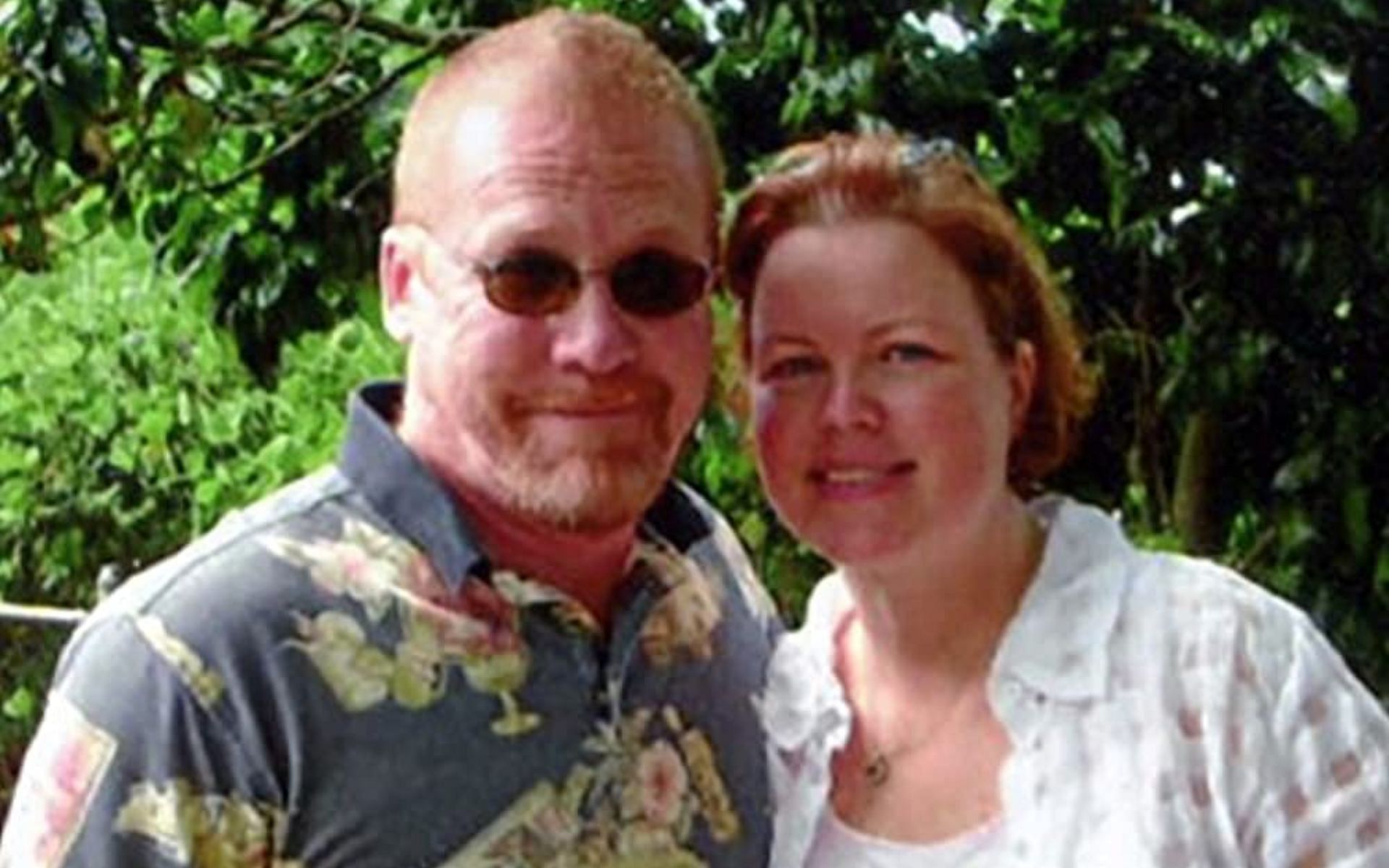 Stacey Schoeck with her fifth husband, Richard (Image via IMDb)