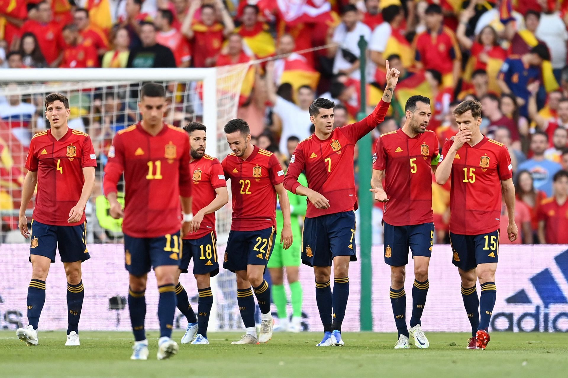 Spain take on Switzerland this week