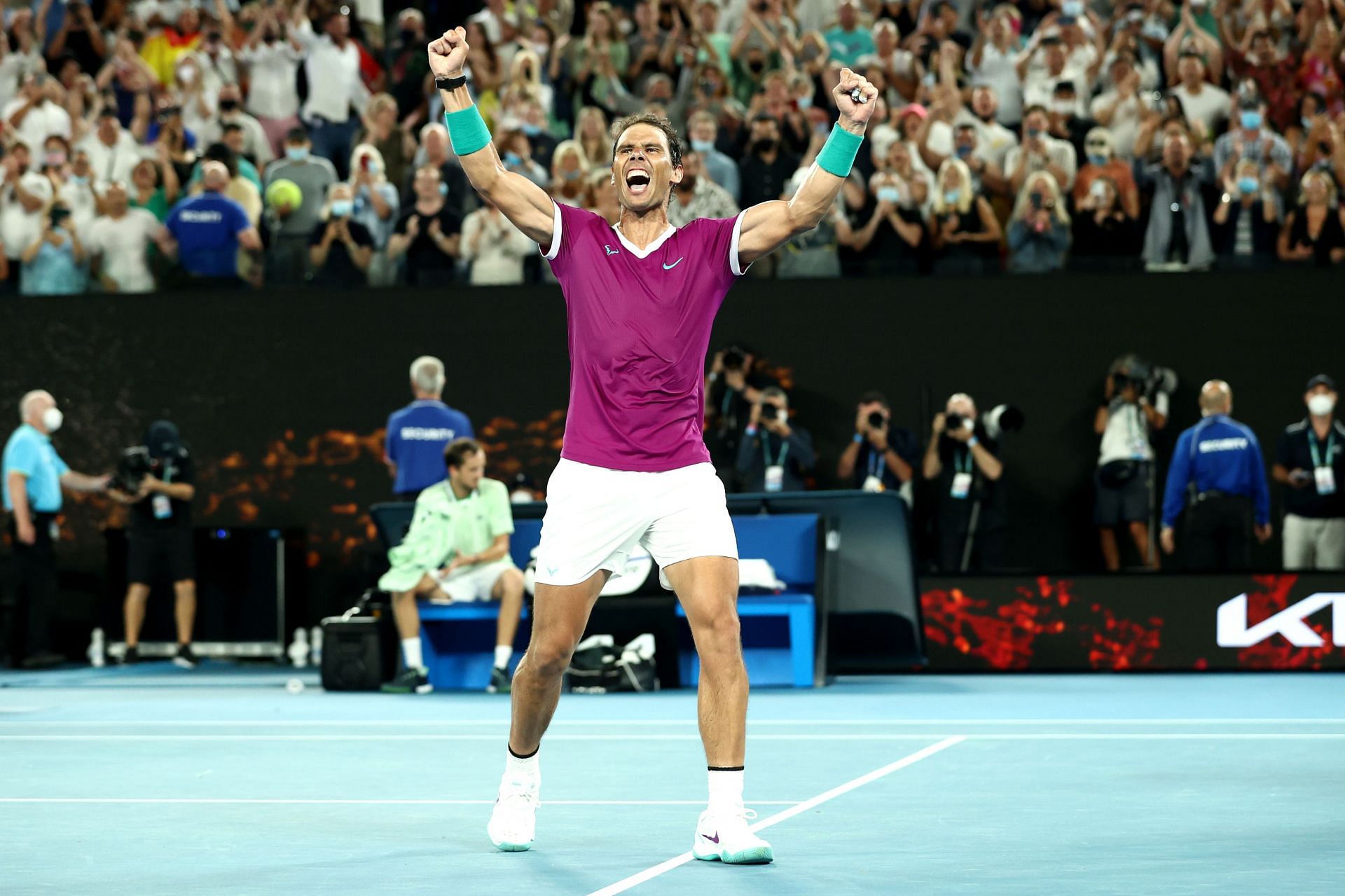 Rafael Nadal has won the first two Slams in the same year for the first time.