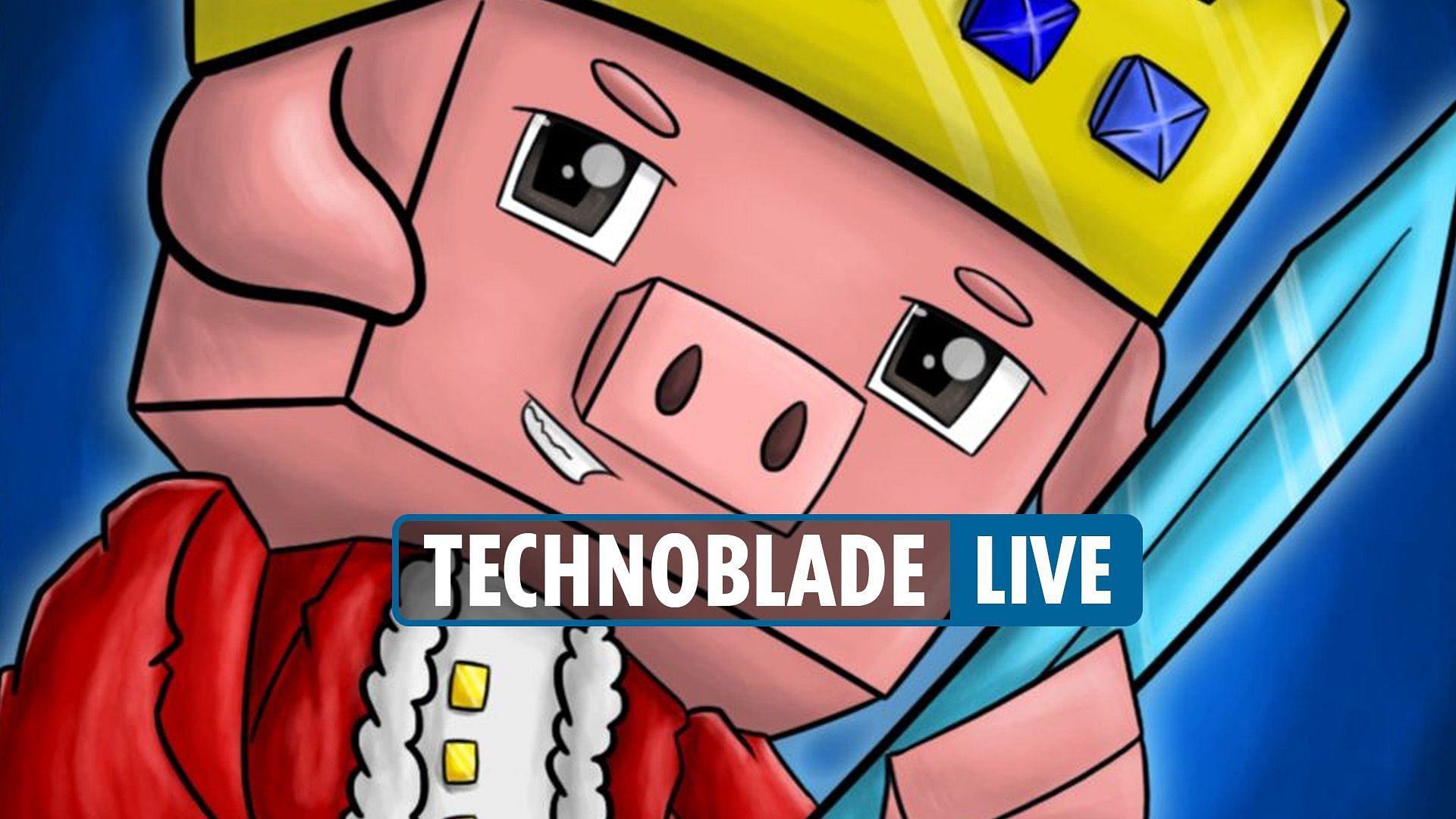 Technoblade&rsquo;s famous avatar (Image via Technoblade/YouTube)
