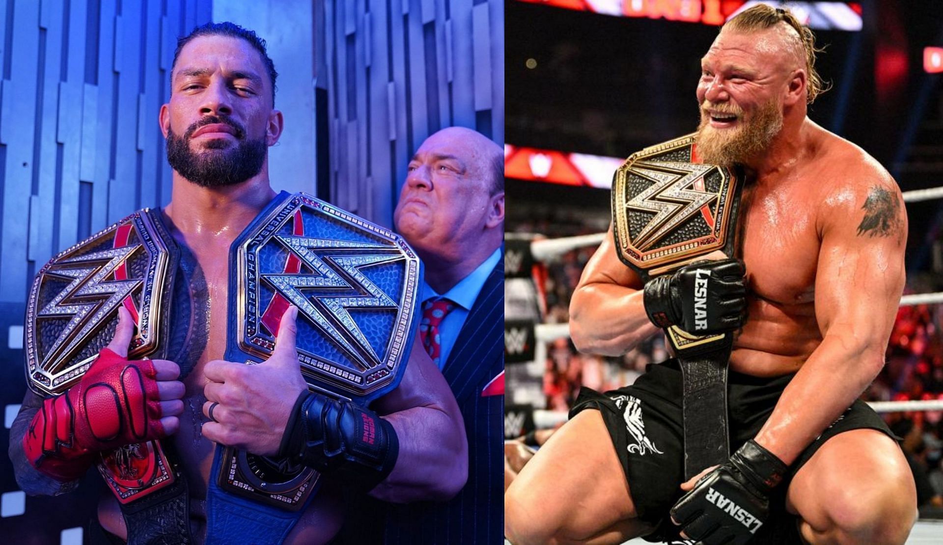 WWE में रोमन रेंस और ब्रॉक लैसनर ने लंबे समय तक चैंपियनशिप्स को अपने पास रखा है