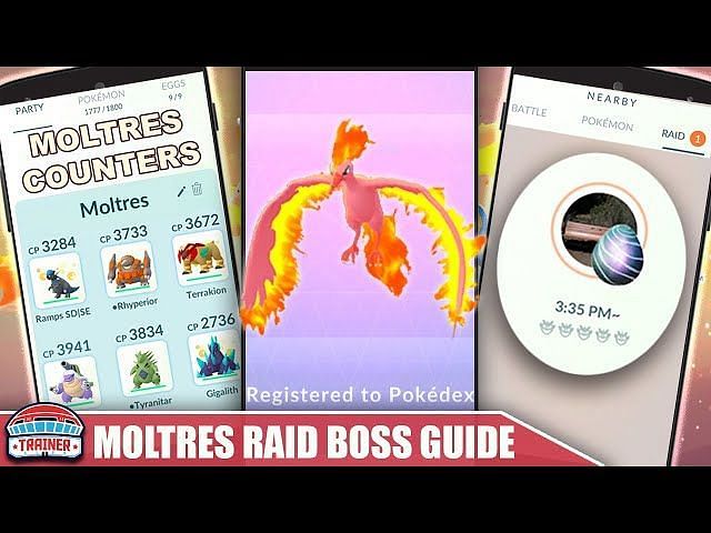 Moltres Raid Weaknesses And Counters In Pokemon GO