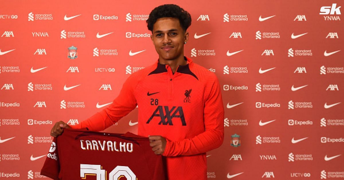 Fabio Carvalho has signed a five-year deal at Liverpool.