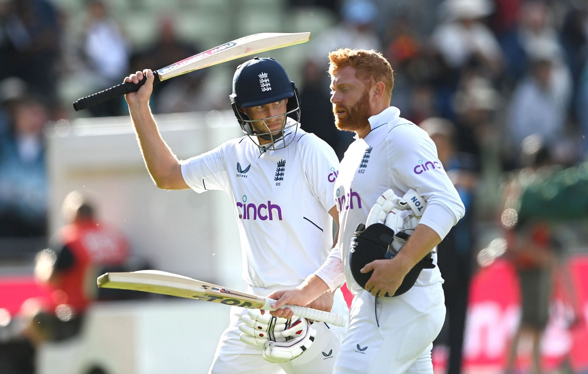 Joe Root (L) and Jonny Bairstow have put England in the driver&#039;s seat ahead of Day 5