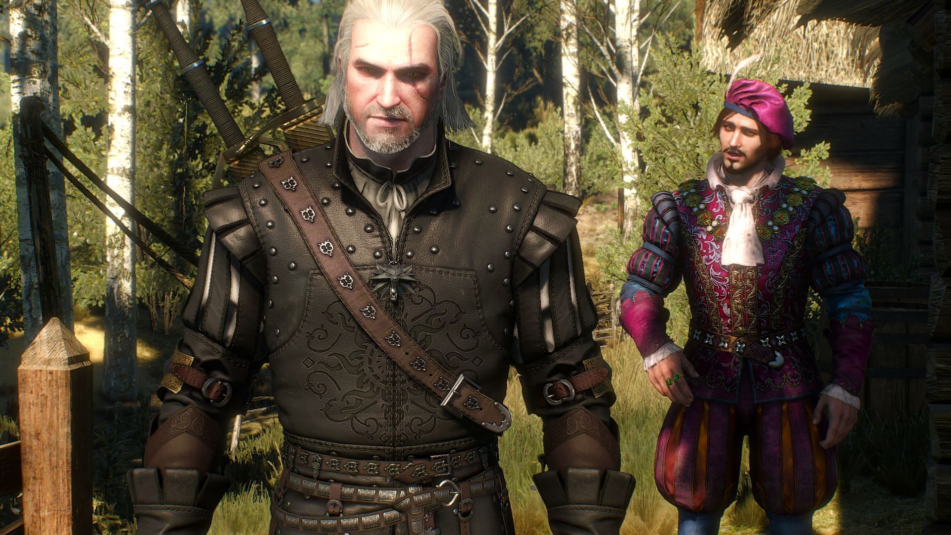 Geralt and Dandelion (Image via CD Projekt Red)