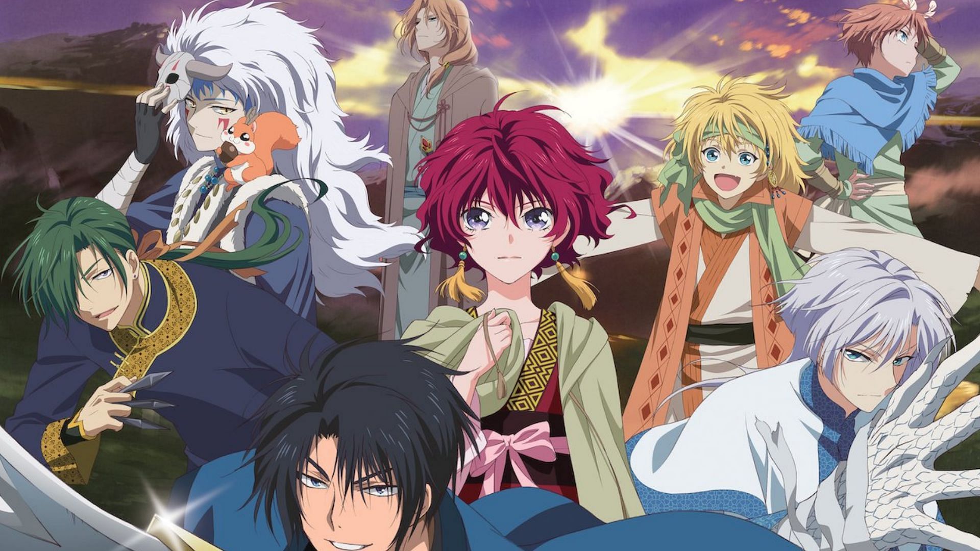 Certains Des Personnages Colorés De Yona Of The Dawn (Image Via Pierrot)