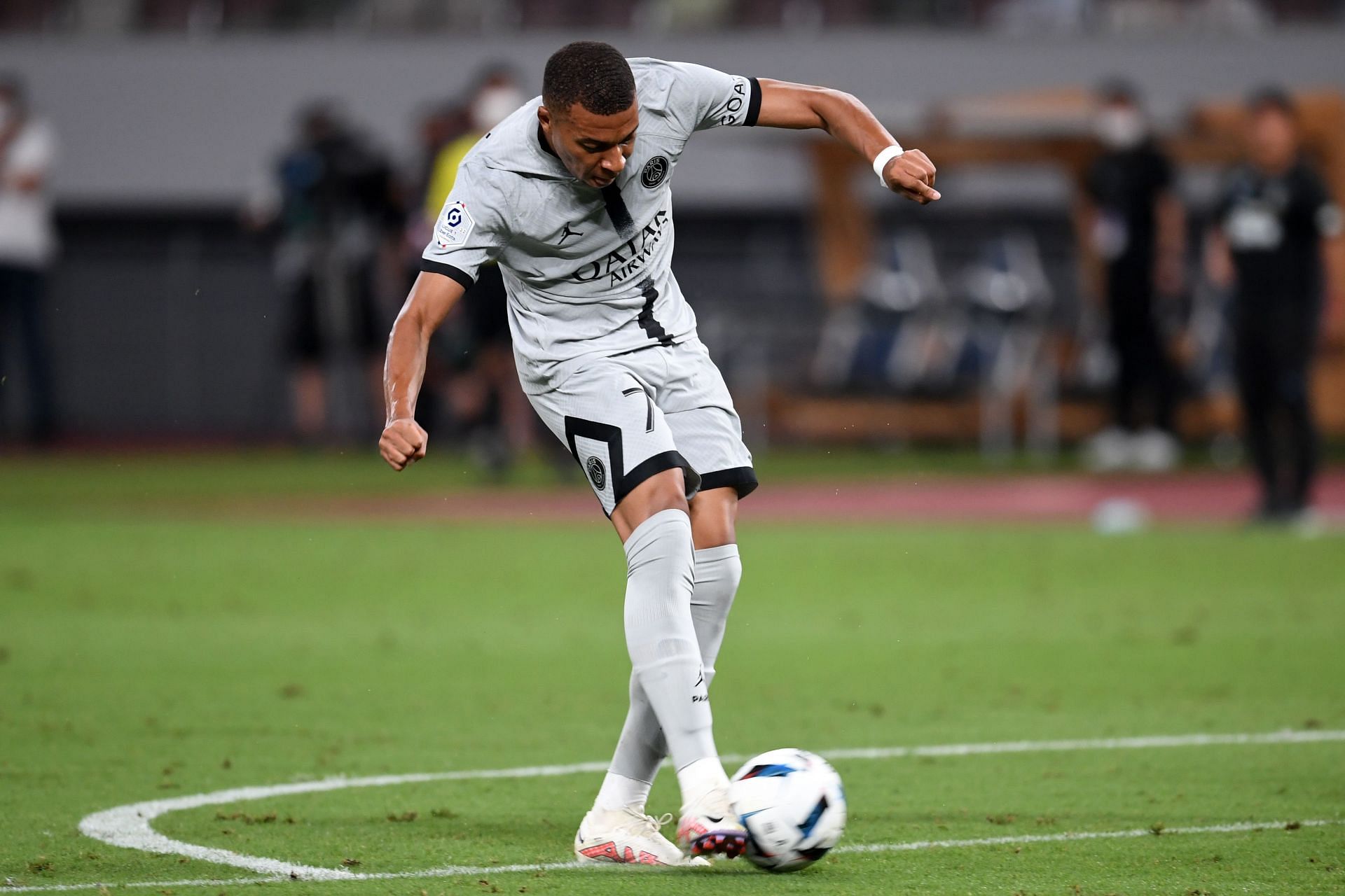 Kylian Mbappe in action for Paris Saint-Germain