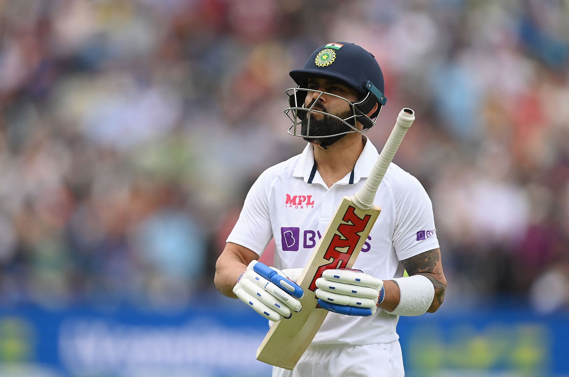 Virat Kohli failed to make a telling contribution in the one-off Test