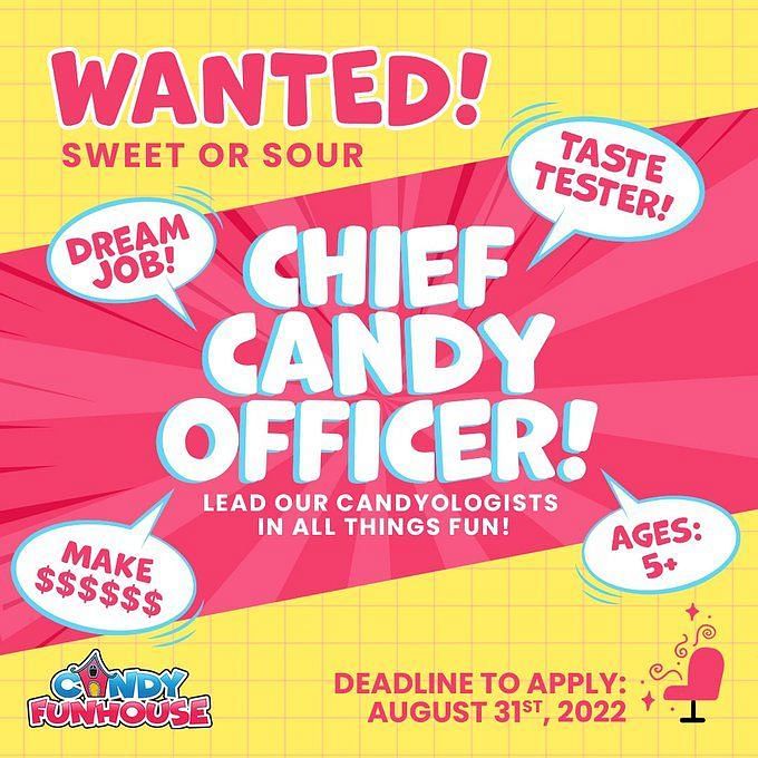 Candy Funhouse Chief Candy Officer application How to apply and all