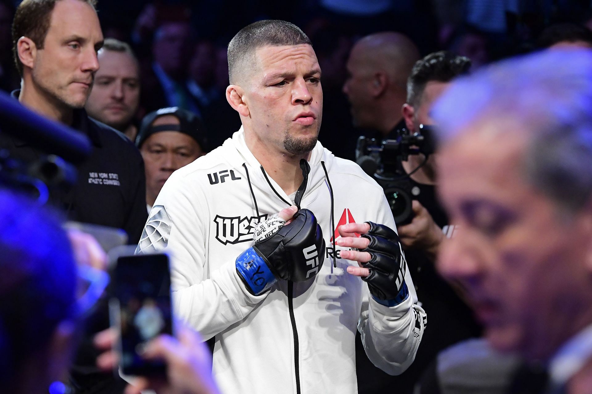 Nate Diaz has a record of 20-13