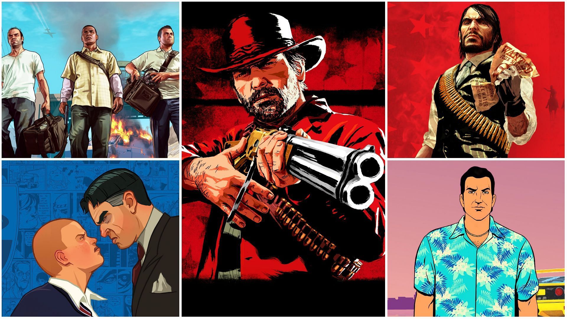 Rockstar Games has an expansive collection of games under its wing (Image via Rockstar Games)