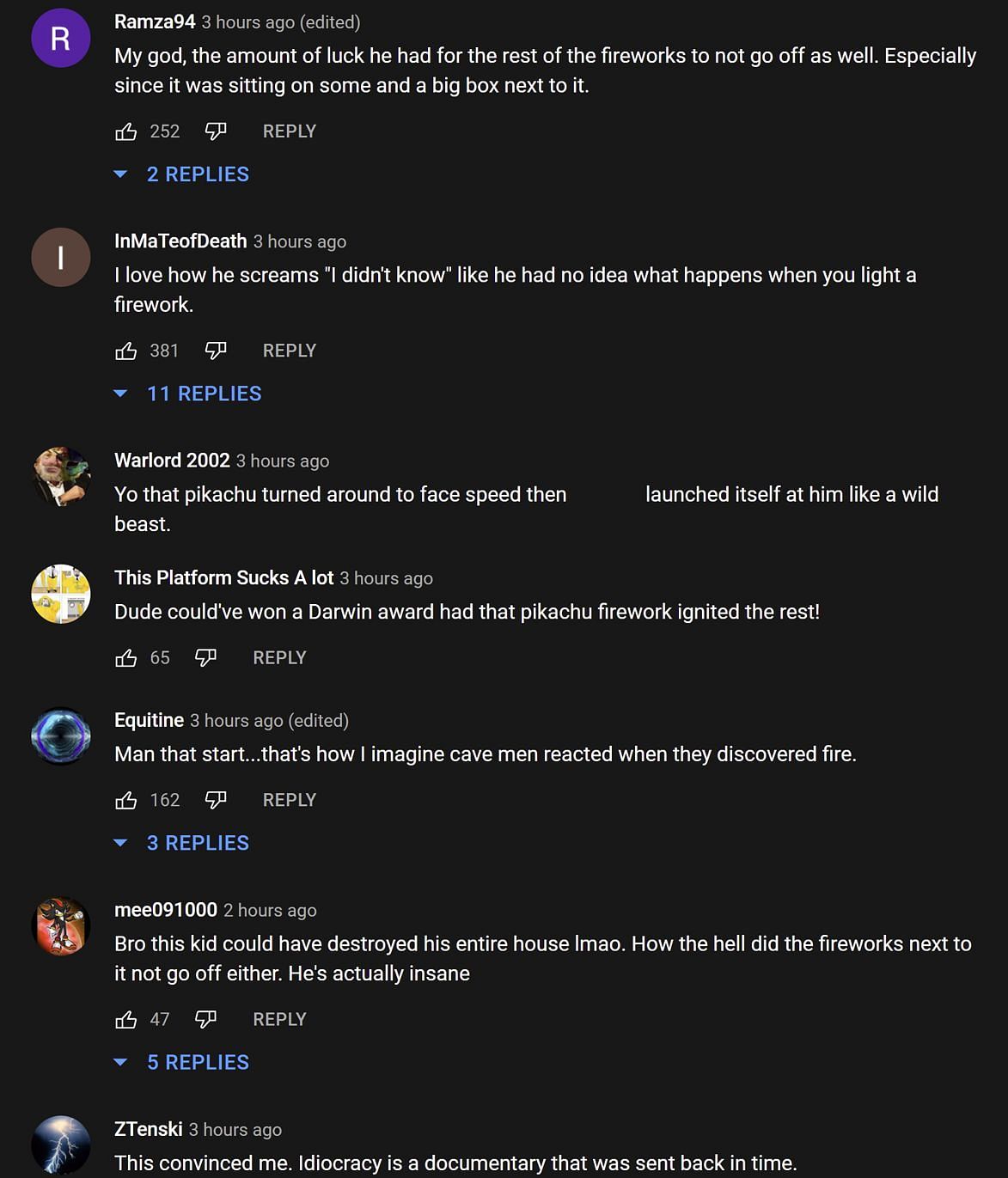 Fans providing their take in the YouTube comments section (Image via Asmongold Clips/YouTube)