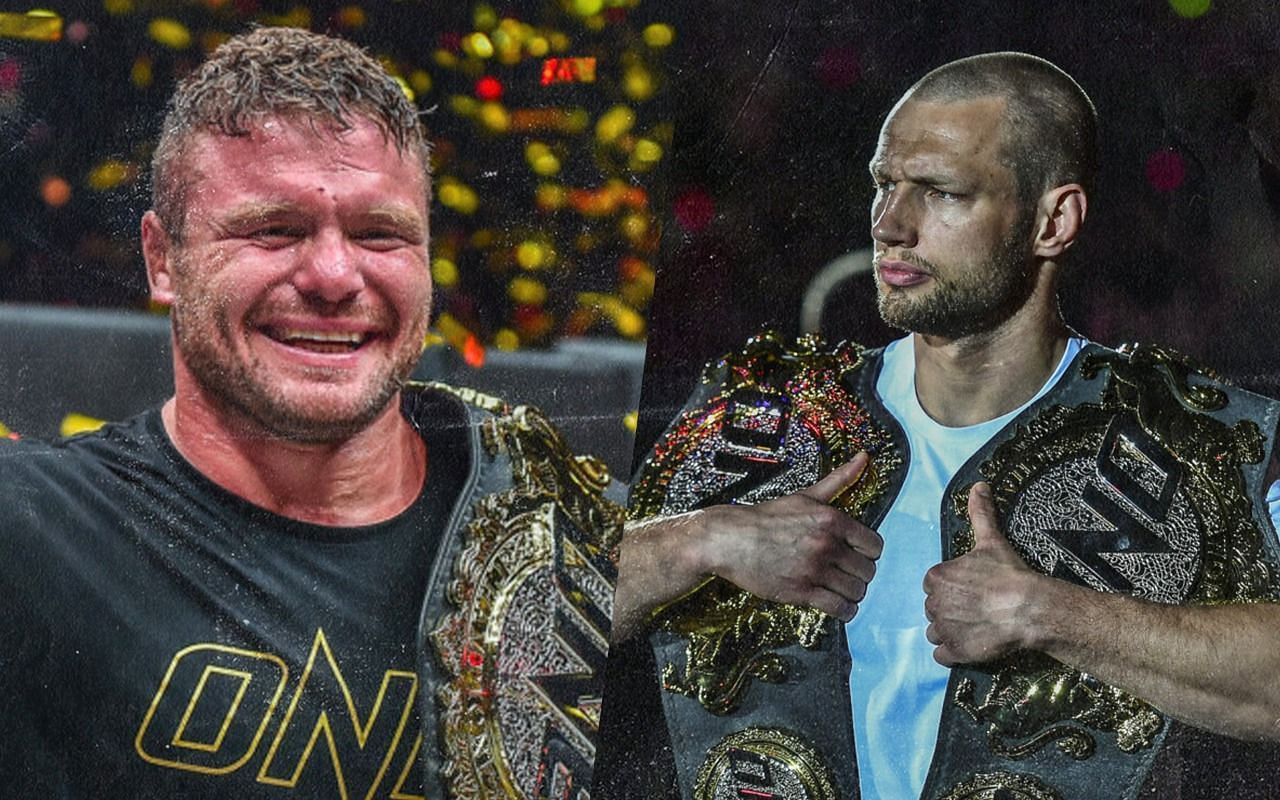 Anatoly Malykhin (left) and Reinier de Ridder (right) [Photo Credits: ONE Championship]