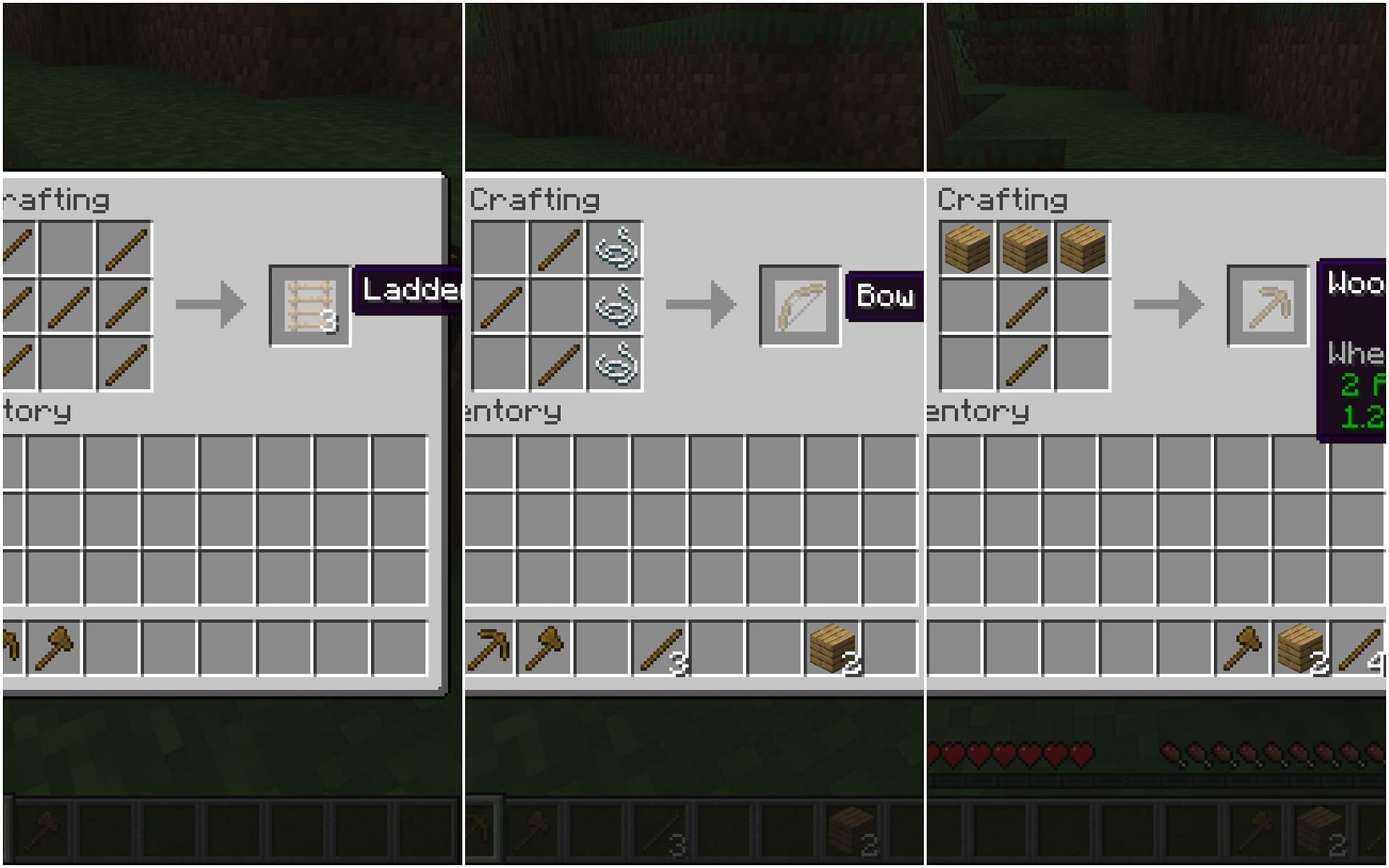 How to make sticks in Minecraft 1.19 update
