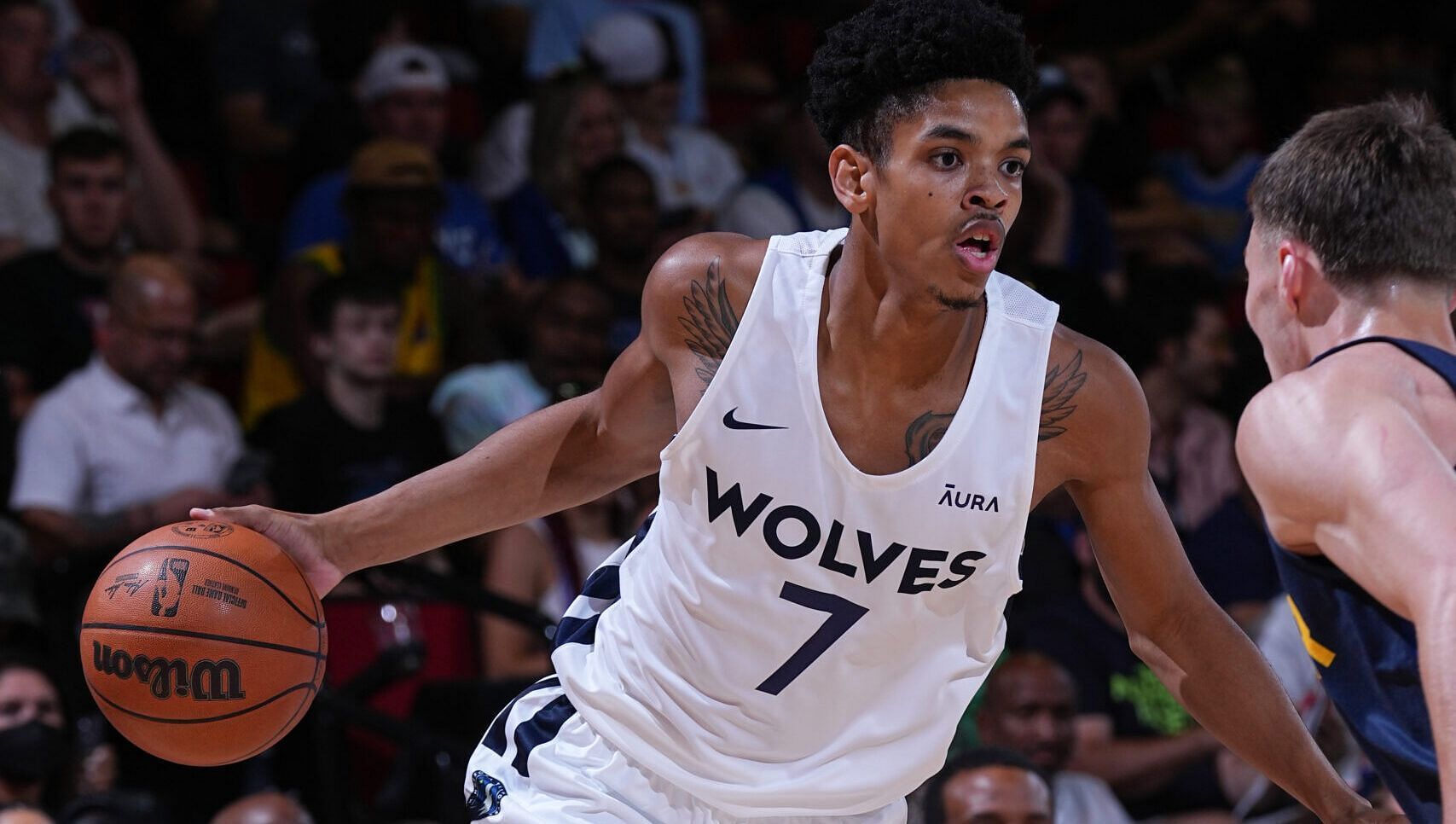 The Minnesota Timberwolves faced the Denver Nuggets in the 2022 Summer League [Source: NBA]