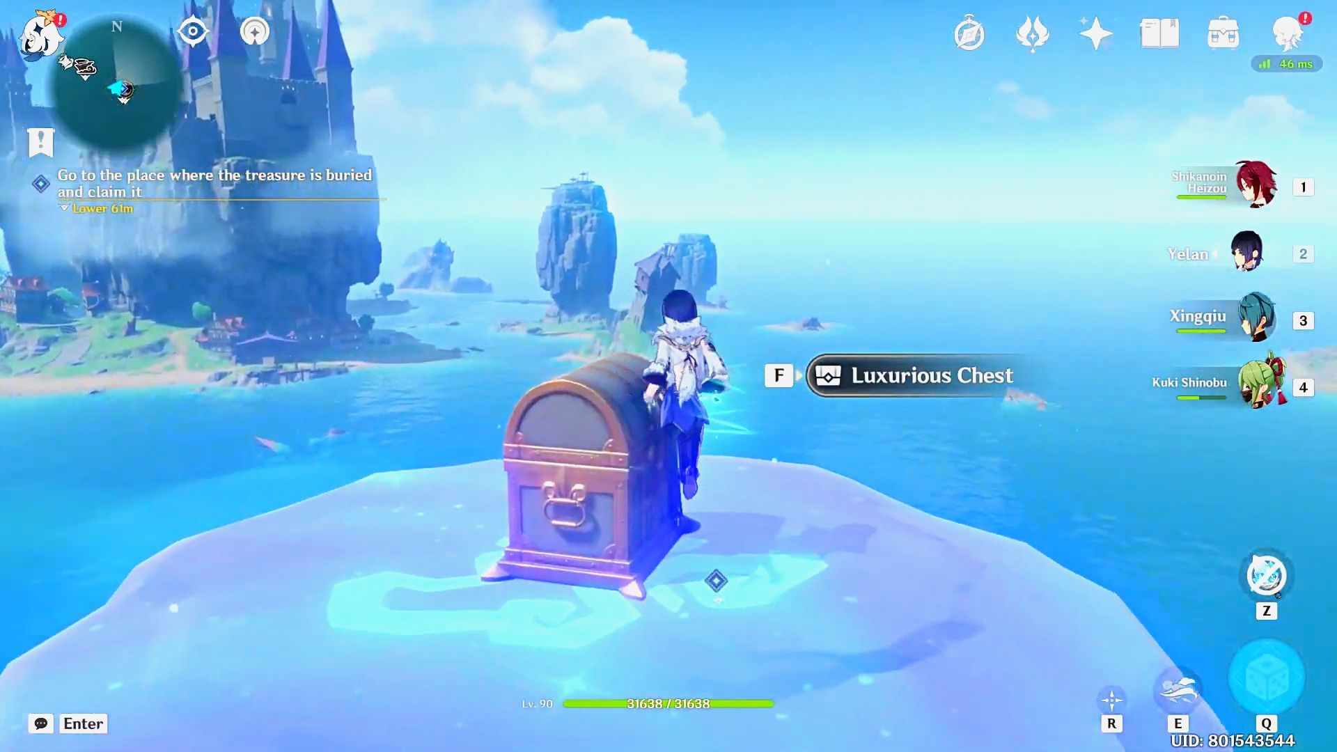 The Treasure of the Four Skerries Genshin Impact hidden quest guide