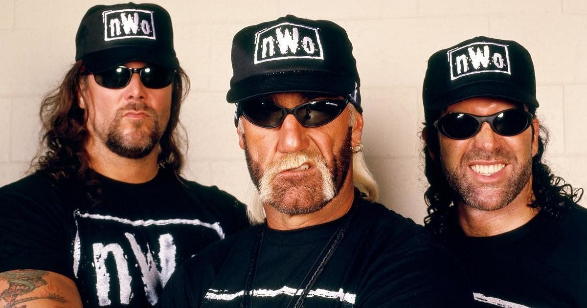 Kevin Nash, Hulk Hogan, and Scott Hall during their nWo days.