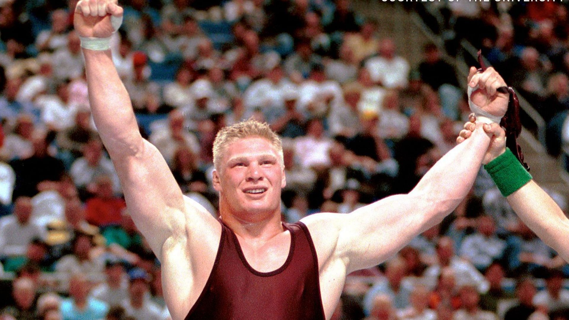 Brock Lesnar worked in a construction company to pay his rent during his university days
