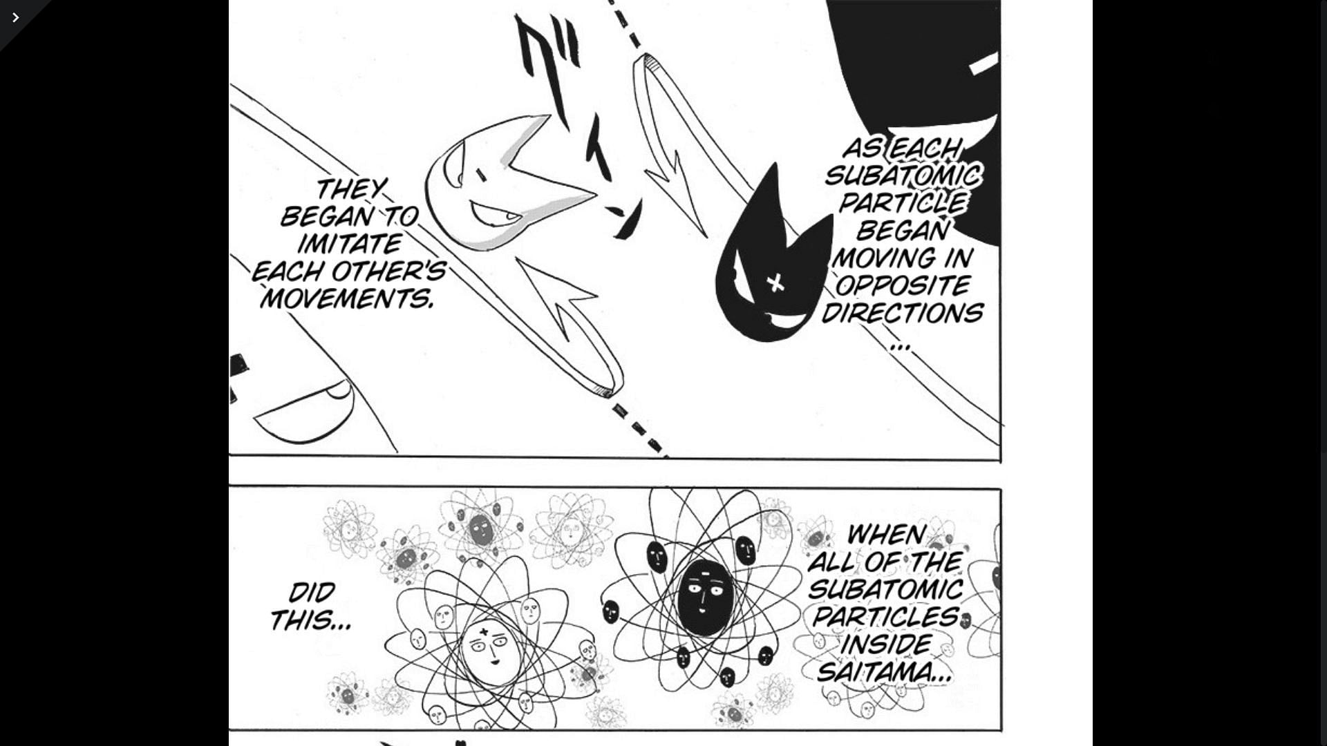 The series&#039; explanation for Saitama&#039;s ability to time travel (Image via ONE/Yusuke Murata, Shueisha One Punch Man)
