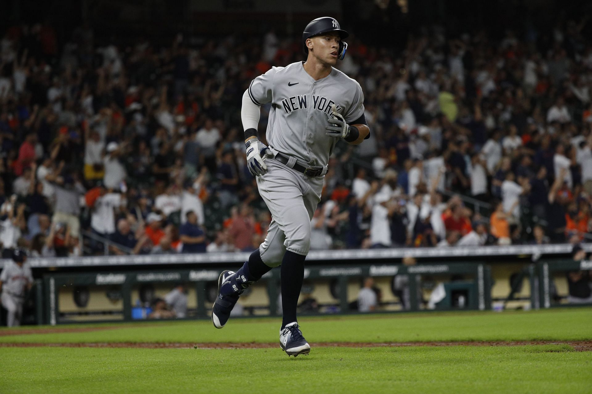 Aaron Judge during a New York Yankees v Houston Astros - Game Two.