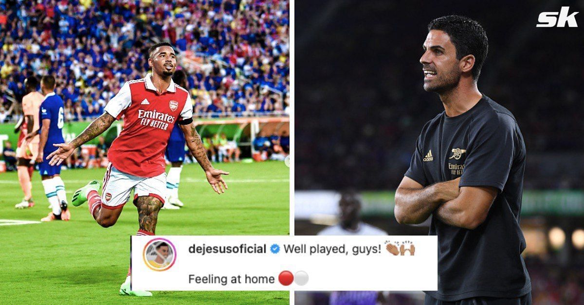 Arsenal Transfer Target Comments On Gabriel Jesus Instagram Post About Scoring Against Chelsea