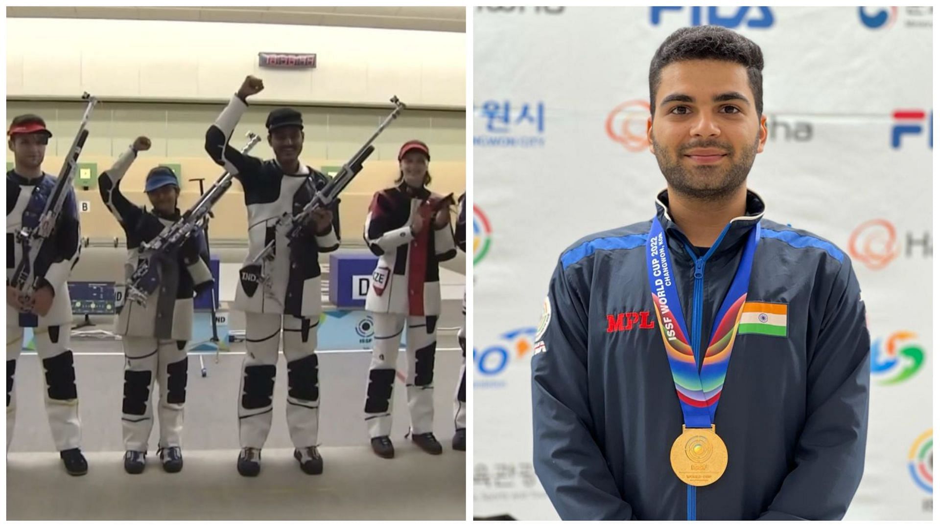 Indian shooters at ISSF World Cup. (Pic Credit: SAI)