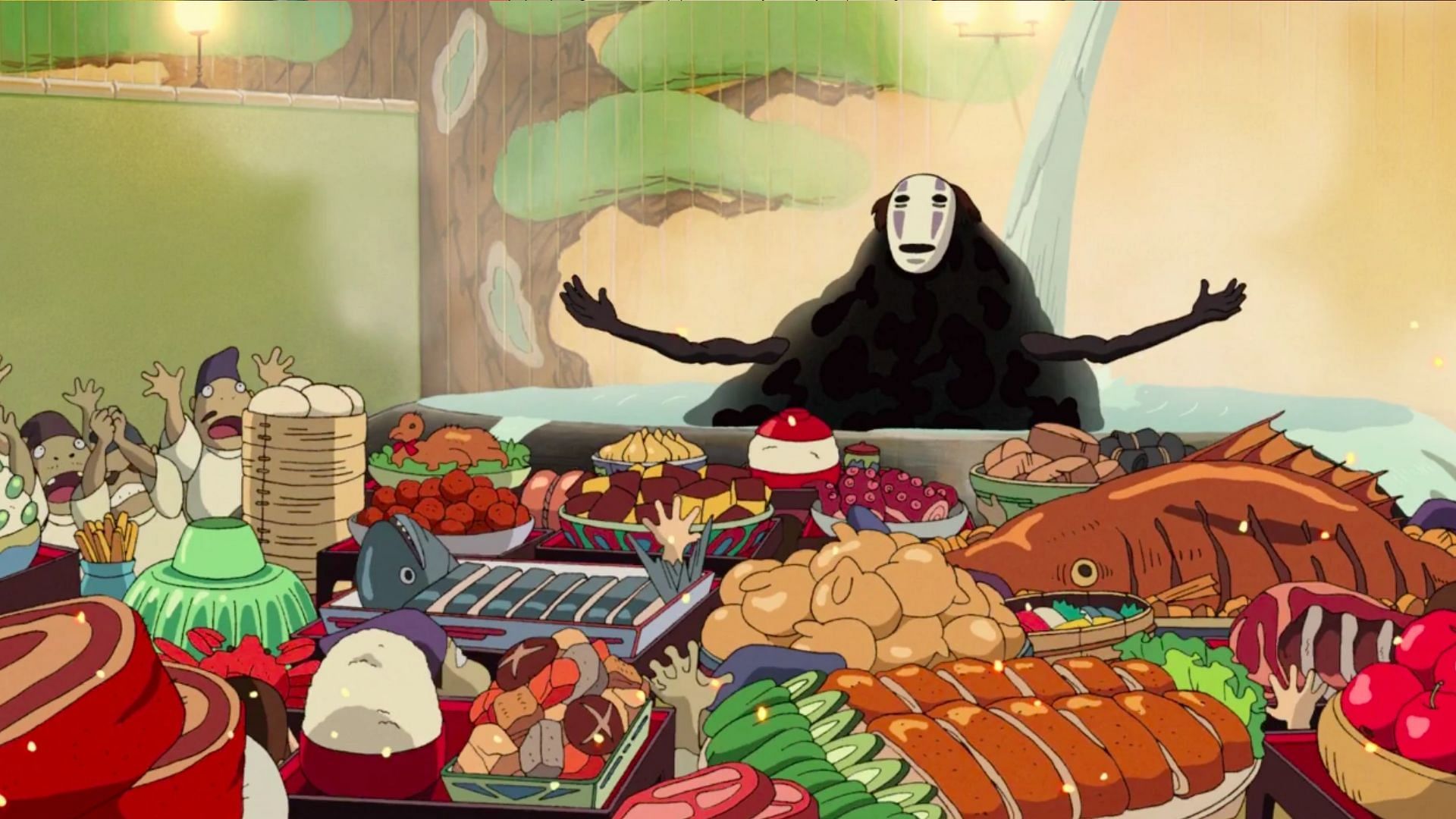 No-Face is one of the most memorable characters in this film (Image via Studio Ghibli)