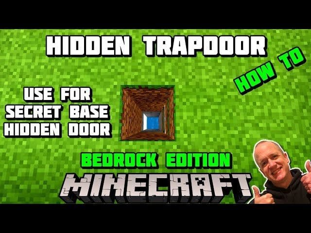 How to make a secret trapdoor in Minecraft 1.19 update