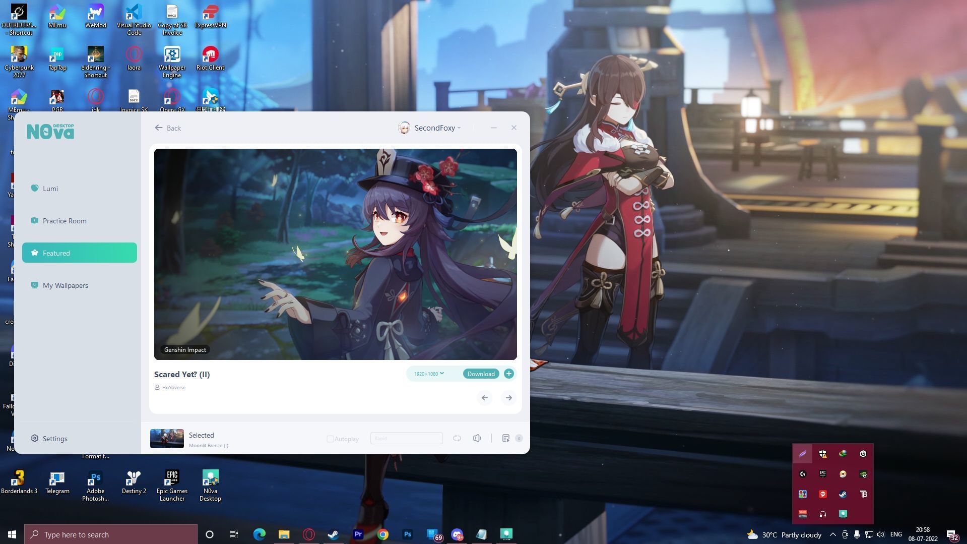 How to get official Genshin Impact live wallpapers for PC and Mobile