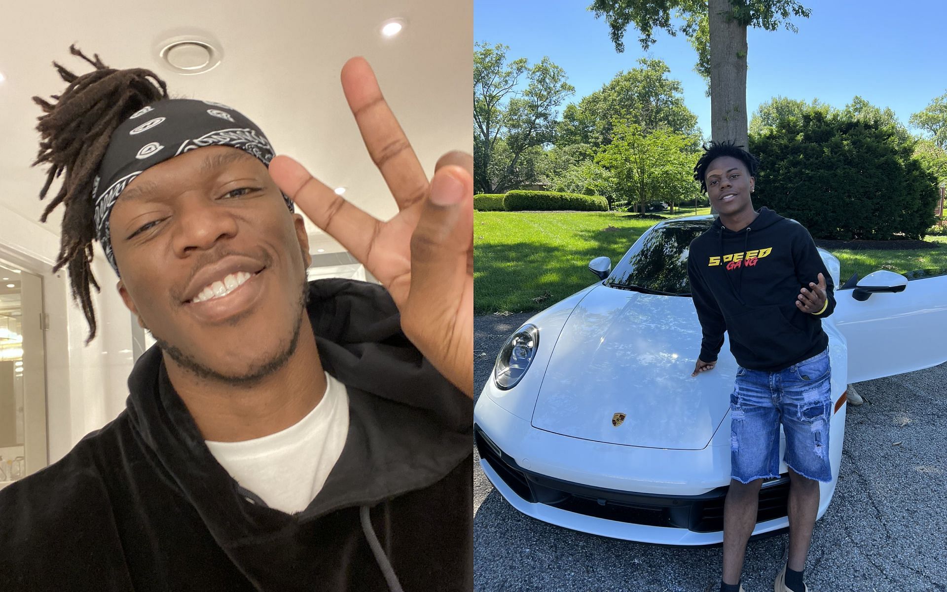 KSI worried as iShowSpeed lights fireworks inside his house