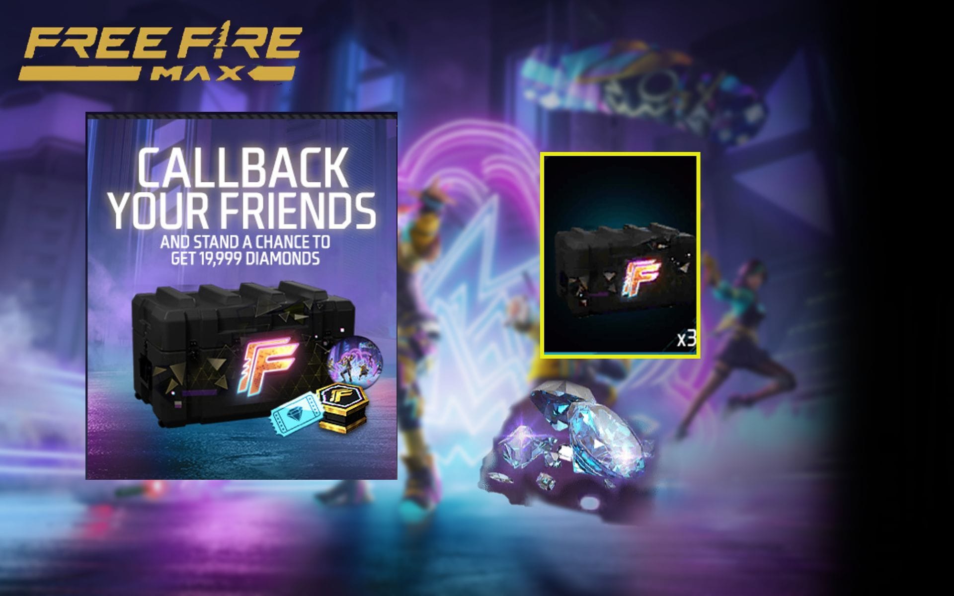 How to callback friends to get free diamonds or Yellow Block tokens in Free Fire MAX today (23 July) - Vimarsana News