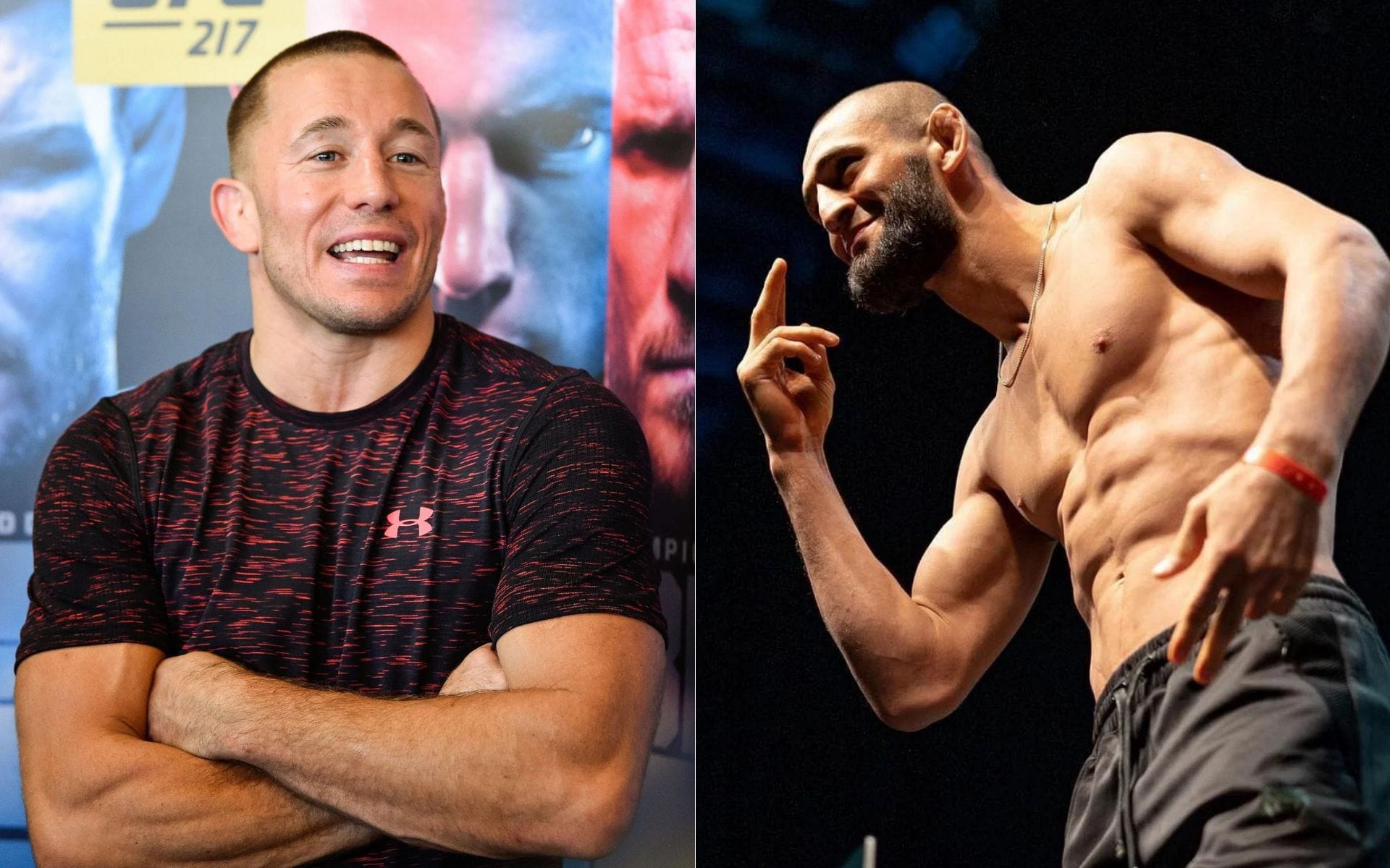 StPierre names Khamzat Chimaev alongside two UFC champions as