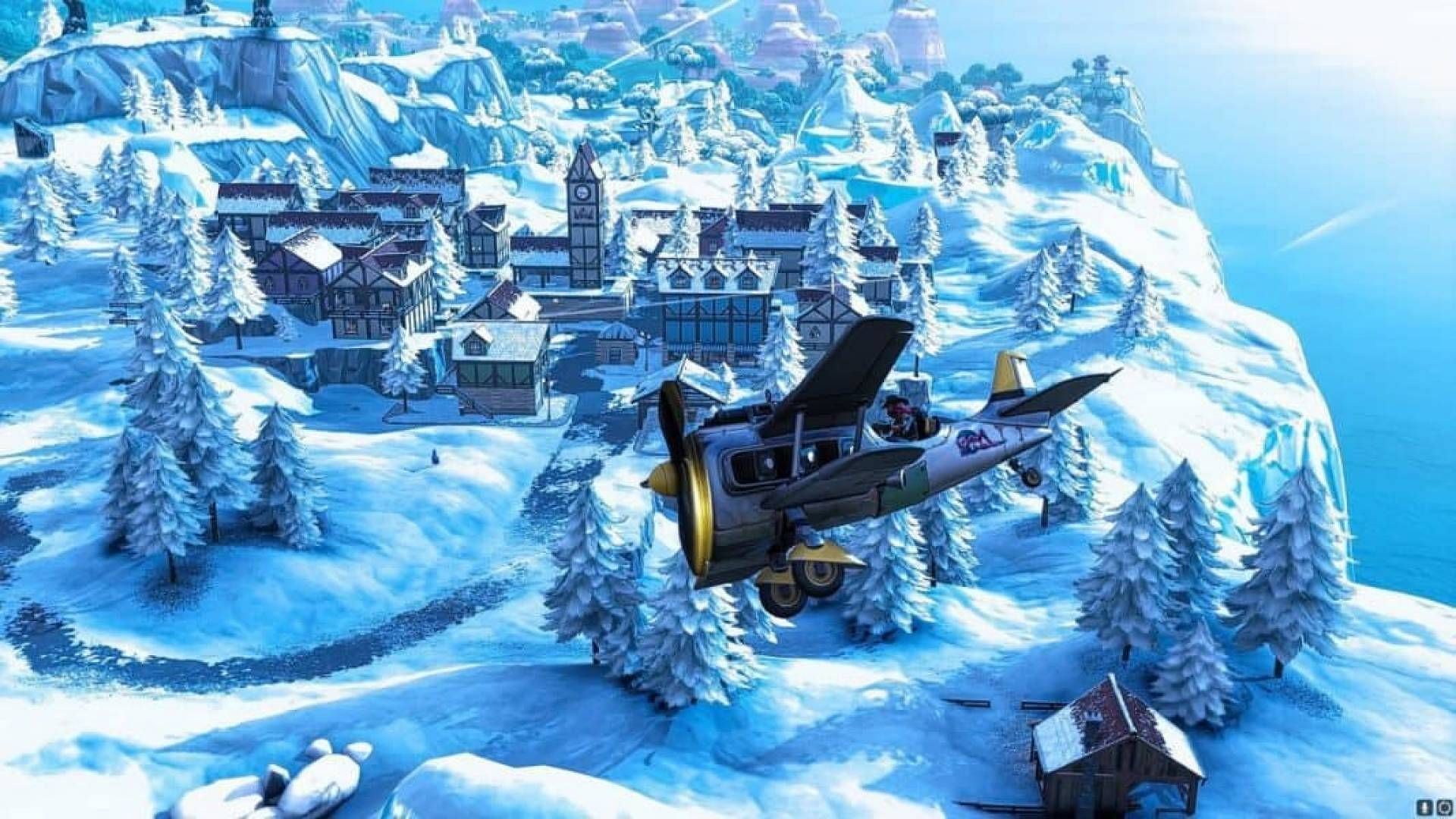 The Snow Fortnite biome was first released in Chapter 1 Season 7 (Image via Epic Games)