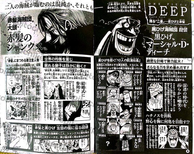 One Piece Road to Laugh Tale Volume 2 Shanks and Blackbeard's past, sword grades explained