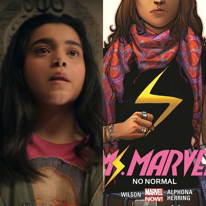 How did Kamala Khan switch places with Captain Marvel? Ms. Marvel