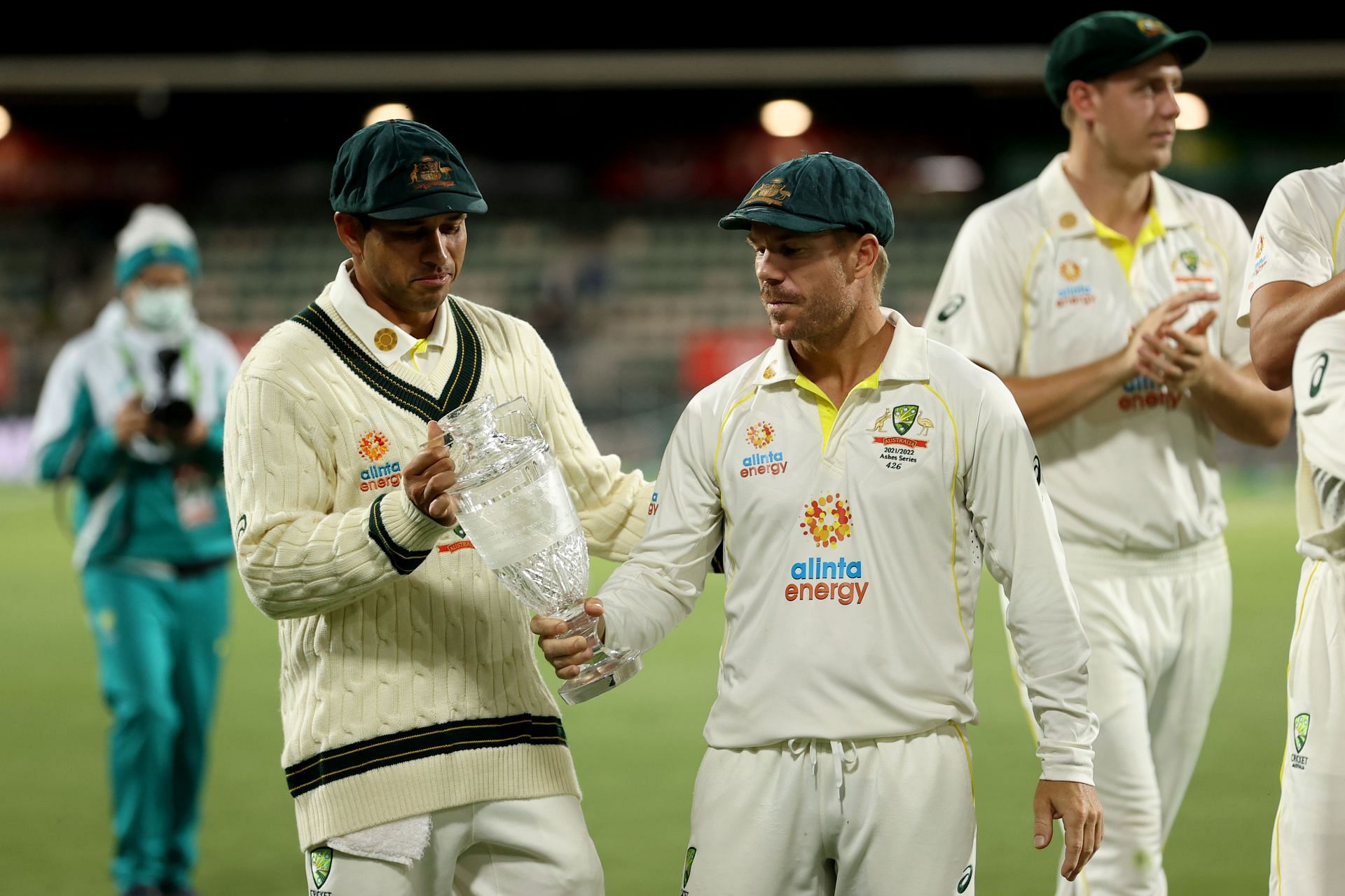 Steve Smith and David Warner (right) were handed leadership bans in 2018