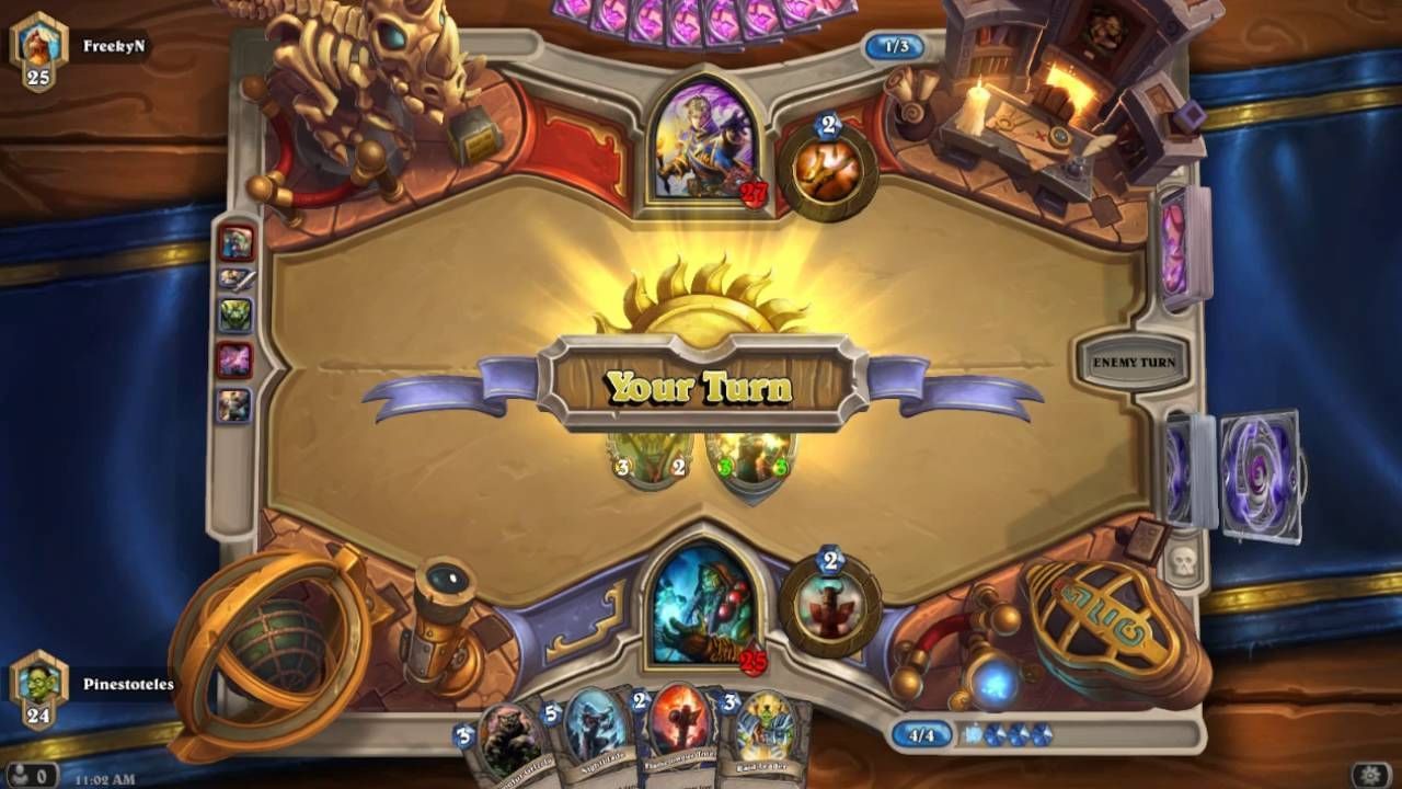 Hearthstone is one of the most entertaining free video games (Image via Blizzard Entertainment)