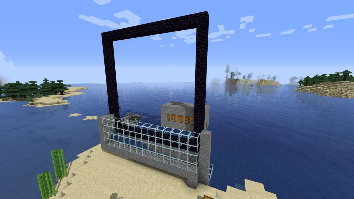 Minecraft 1.19 how build a simple gold farm in Bedrock