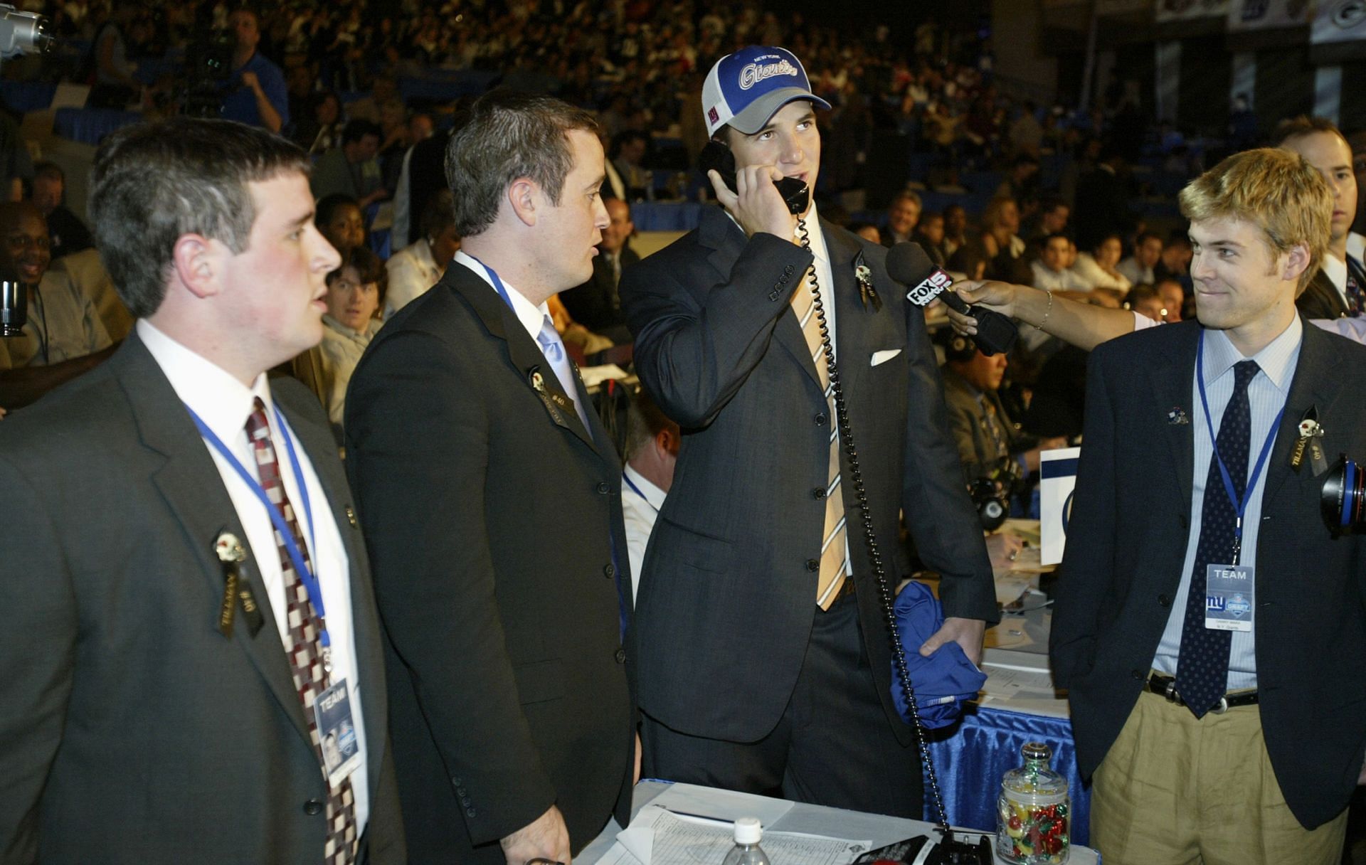 Eli Manning during 2004 NFL DRAFT